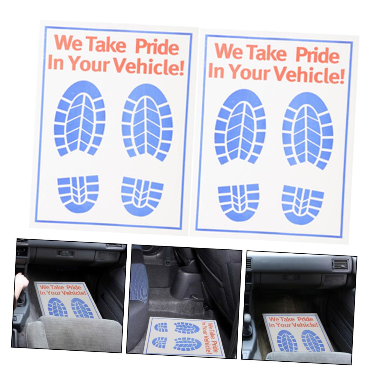 TOPBATHY 60pièces Tapis de Sol Jetable Papier Blanc pour Voiture Protections de Sol pour Entretien Automobile Réparation