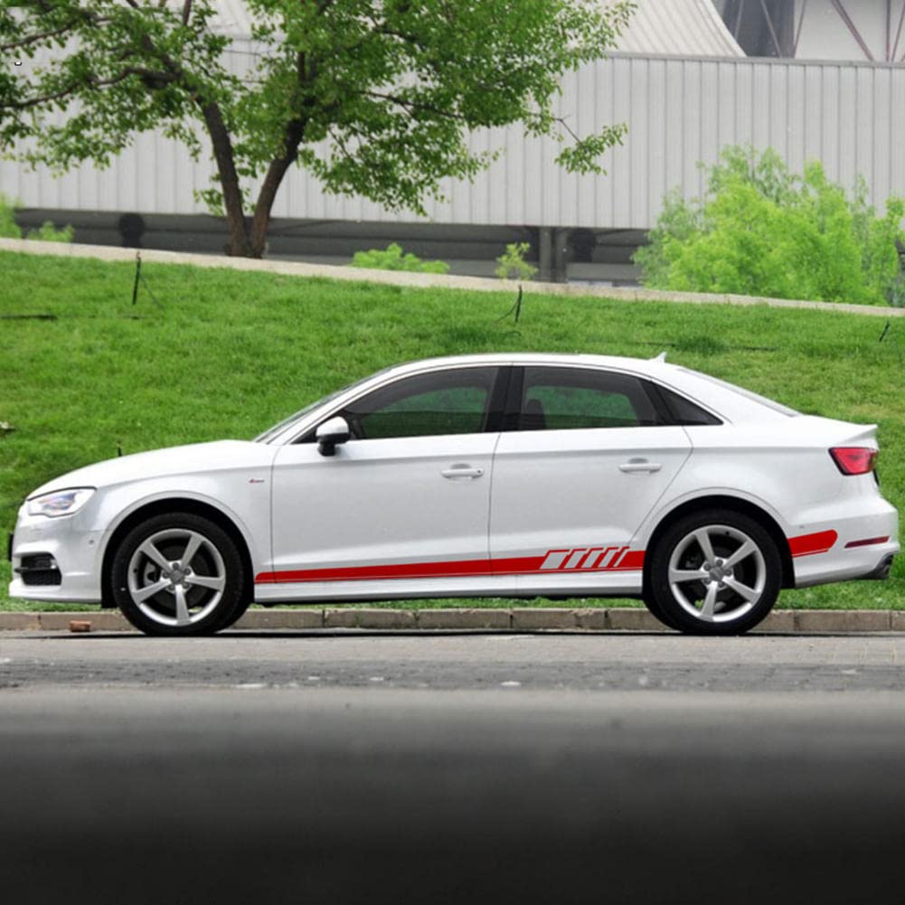 Generico 2X Strisce Adesive Fiancate Laterali Ricambio Compatibile Con Audi Q2 Adesivi Vari Colori Disponibili Stickers Accessori Auto Pellicole - Foto 11