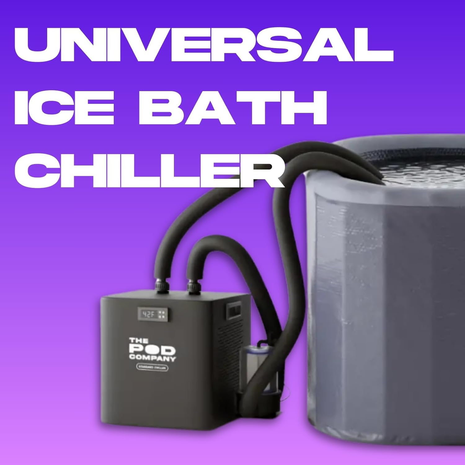 The Pod Company Conversion Kit for the Standard Ice Pod – Enables Compatibility with Standard & Pro Water Chillers – Complete Hose & Valve Adapter System for 41°F or 39°F Cooling