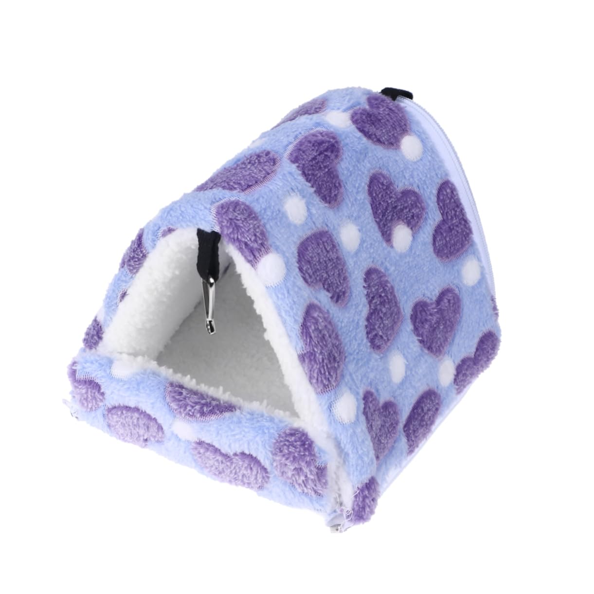 Kisangel 2stücke Detachable Hamster Winter Schlafbett Aus Warmem Baumwollmaterial Kreatives Nest Für Hamster Und Igel Abnehmbar Für Gemütliche Ruhezeiten