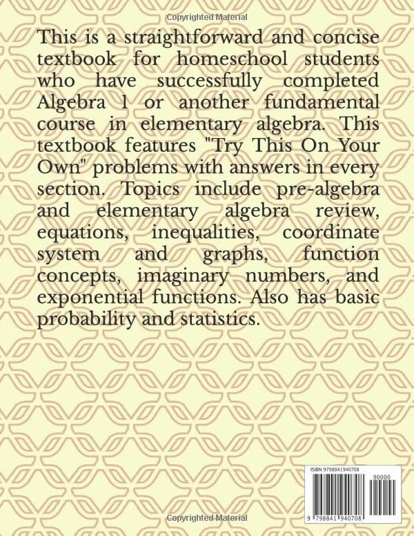 Miniatura 2 de Algebra 2 Fundamentals