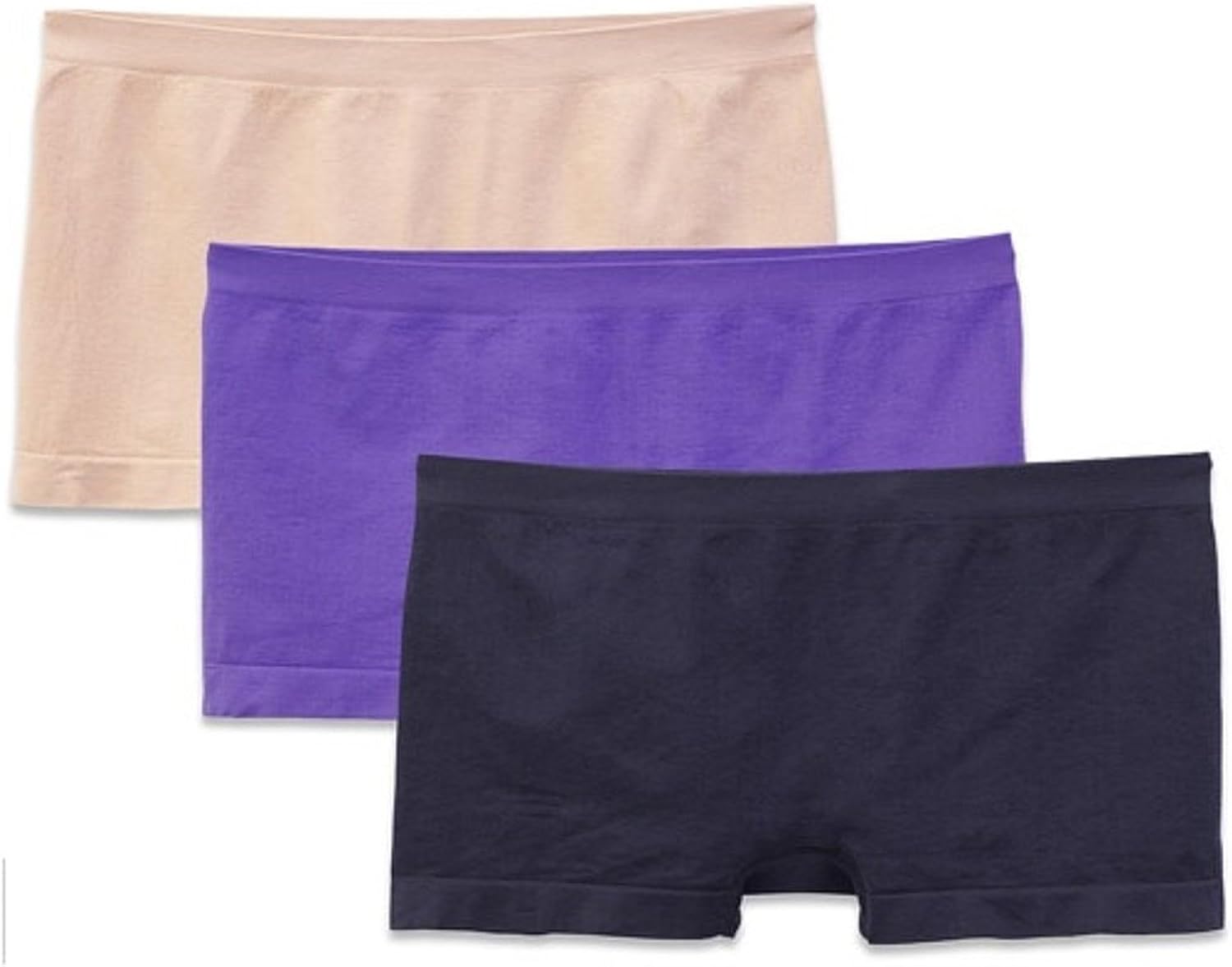 Fruit of the Loom Ultra Comfort Women`s 3Pack Seamless Boy Shorts, FTL
