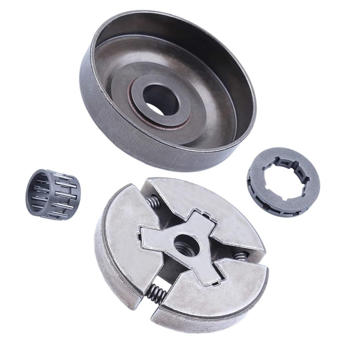 Tambour d'embrayage 0.325 Pouces 7T en acier trempé pour pièces de tronçonneuse 51 55