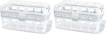 Munchkin Dishwasher Basket, High Capacity | 2 Pack | Grey