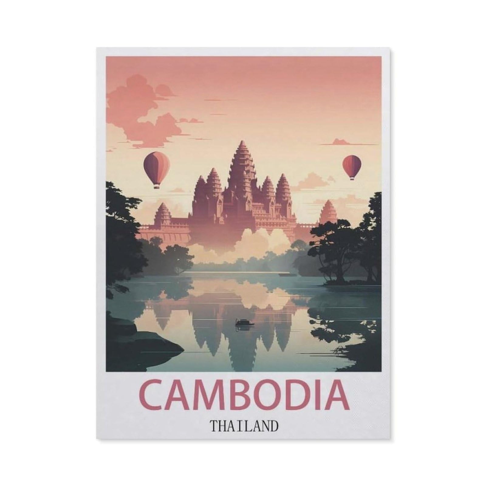 Panneau Métal Vintage Cambodge pour créer une ambiance bistrot rétro chez soi
