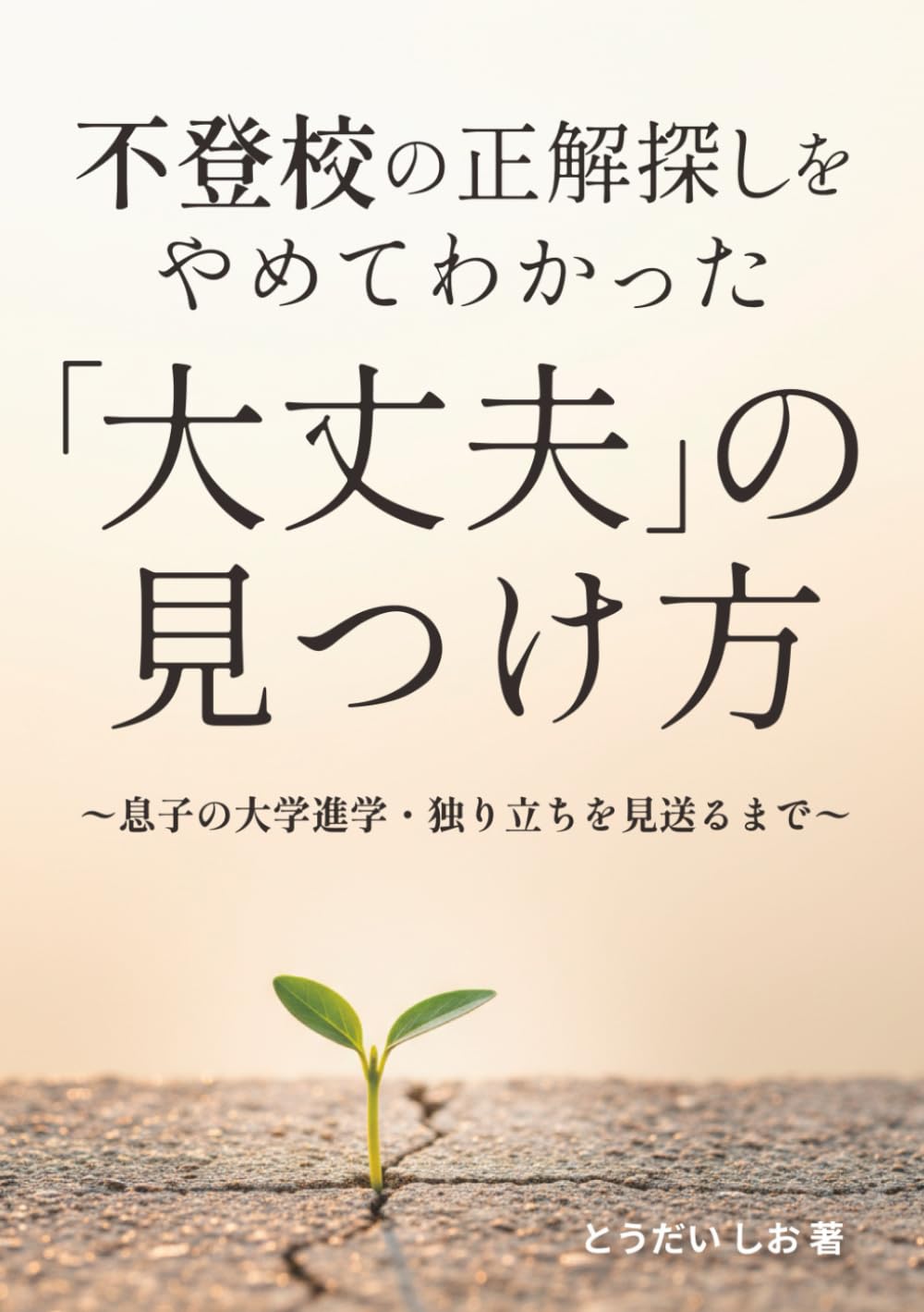 不登校の正解探しをやめてわかった「大丈夫」の見つけ方