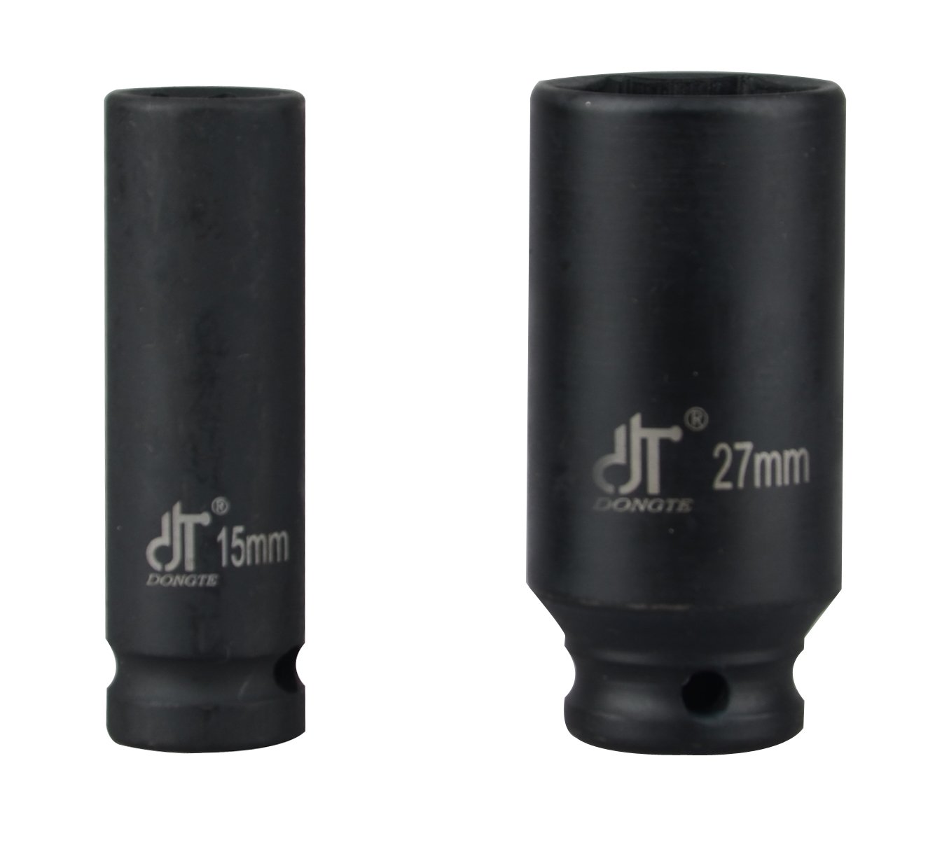 Juego de 16 llaves de impacto de 1/2" con vaso profundo métrico, tuerca H78 de 10-32 mm para coche, garaje, mecánico