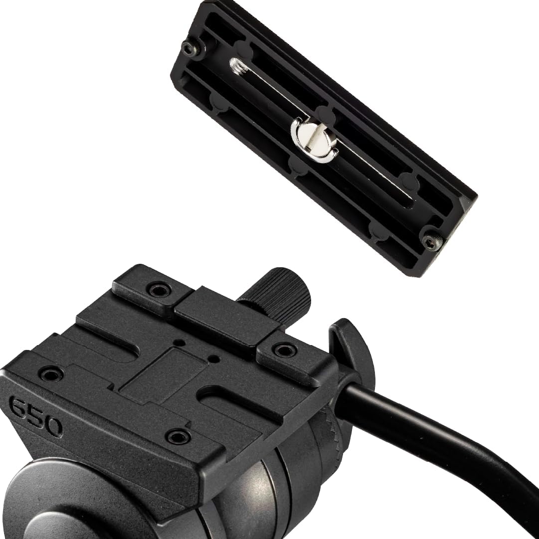 Libec TH-650X Tripod System, Maximum Load Weight: 6.6 lbs (3 kg), Flip Lock Arca-Swiss Compatible, Slide Plate, Small Video Tripod, Lightweight Model, Japanese Brand, Case Included, Video Shooting