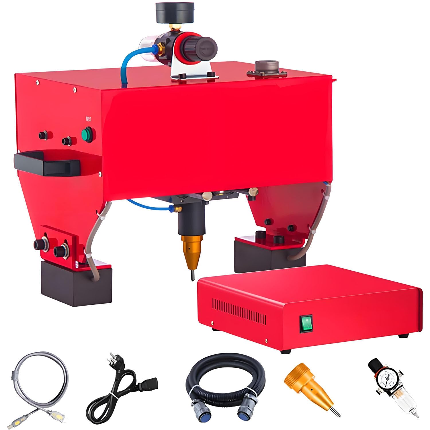 GLETSF Lane Marking Applicator, Multifunction Athletic Field Marking Machine, Paint Line Striping Equipment, 61 X 36 X 21.5cm, Road Factory, Court Scribing Device,