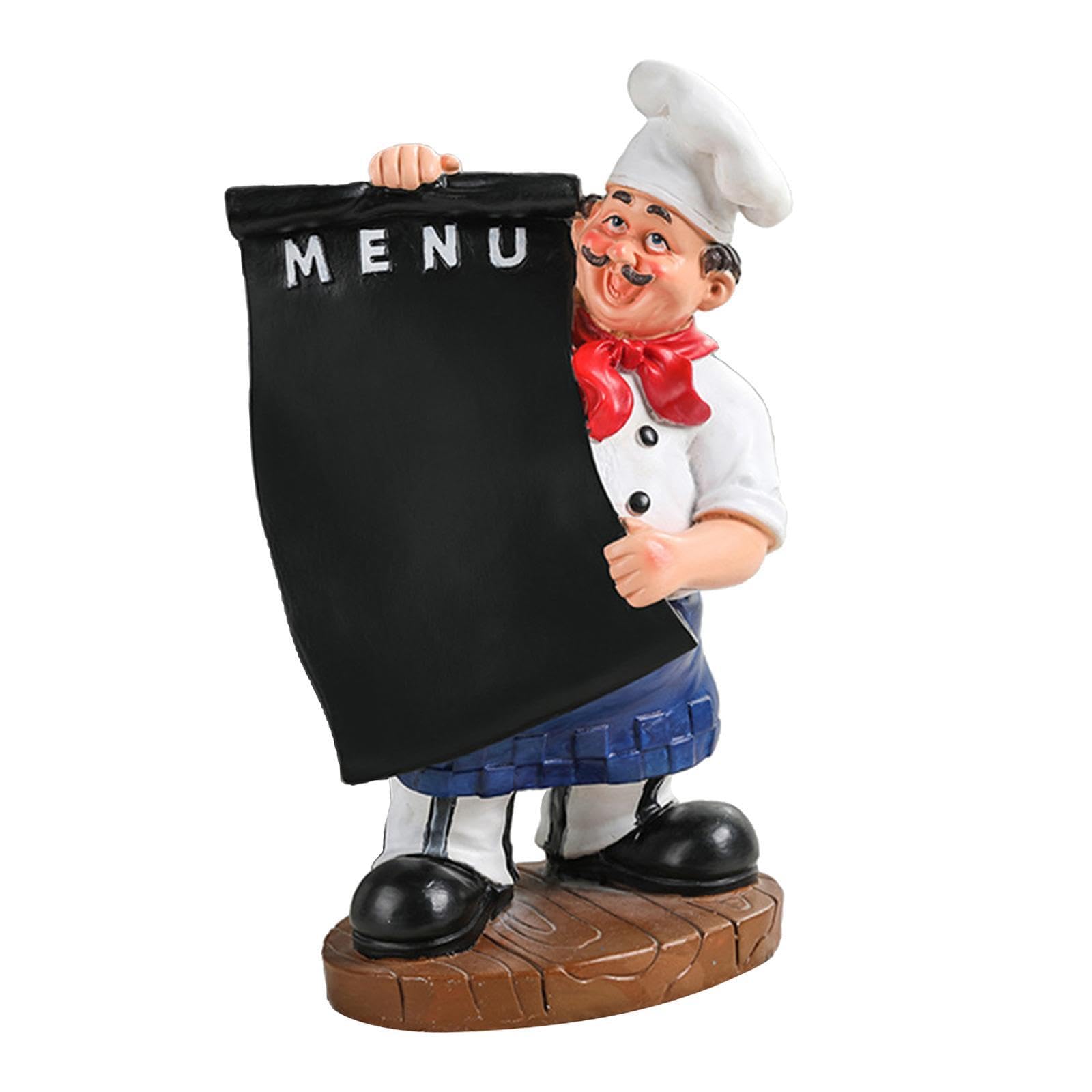 Zambuph Chefs Statue Figurine Exquisite Beautiful Right 18x13x29.5cm