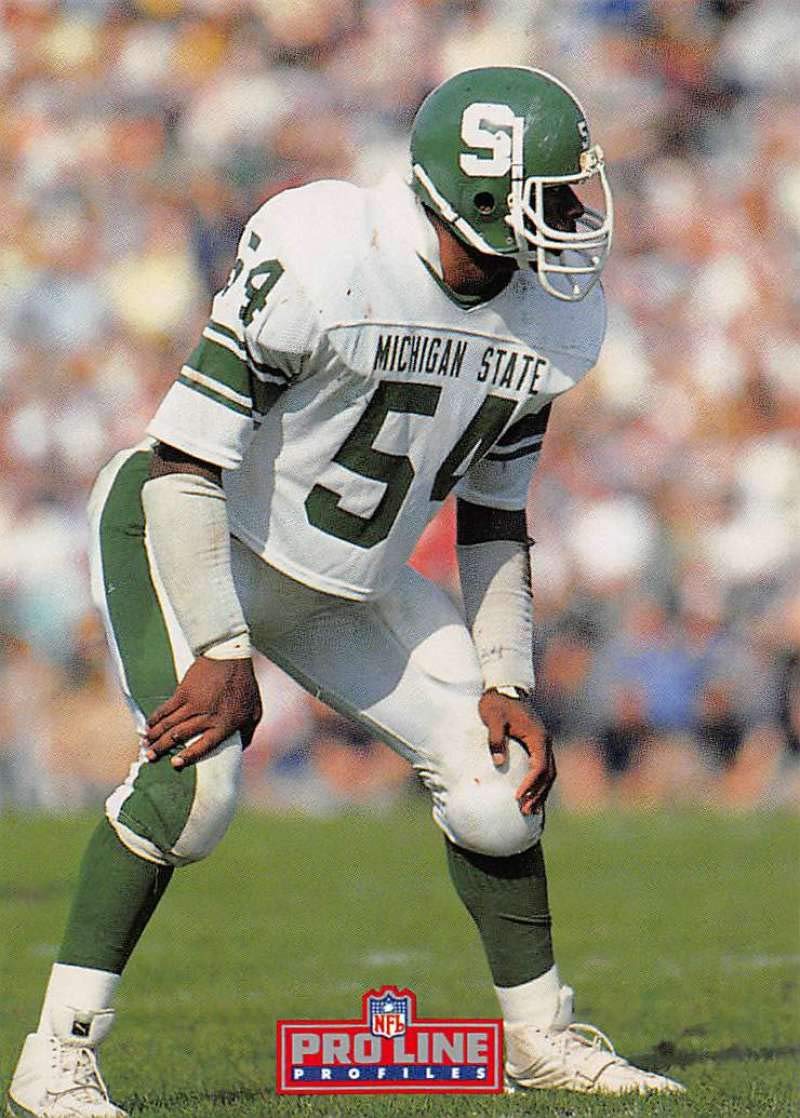 Amazon.com: 1992 Pro Line Profiles Football #21 Carl Banks New