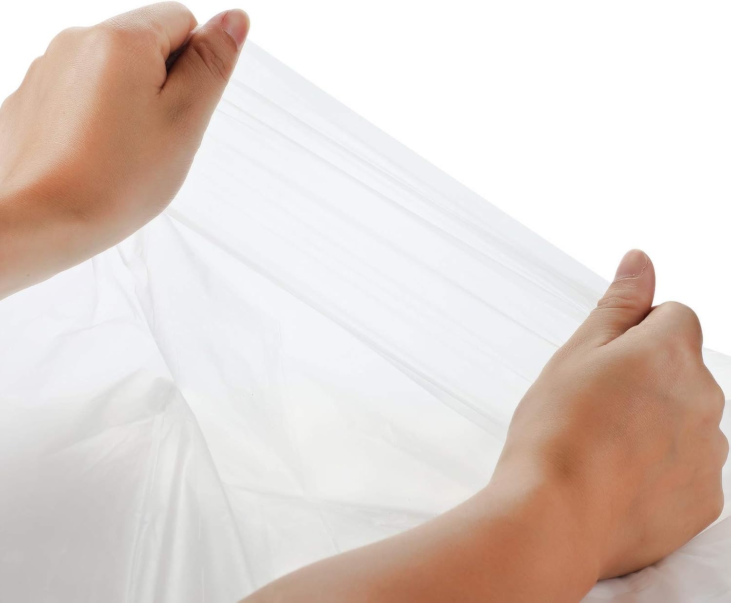 Painters Plastic Drop Cloth 13 Feet by 16 Feet Plastic Painting Tarp Waterproof Plastic Cover Clear Tarp Plastic Sheeting 1 Mil Thickness Furniture Cover - - 