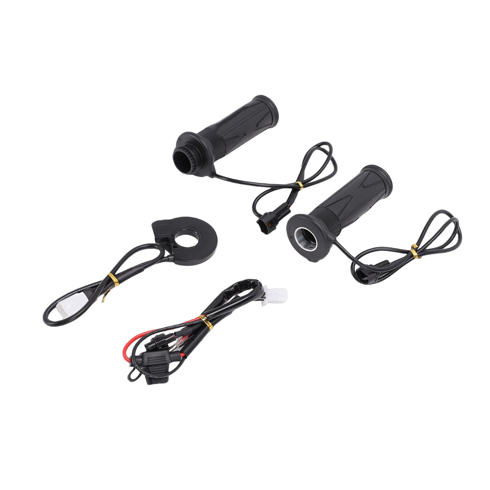 Jiawu Manopole Riscaldate per Moto Scaldamanubri Elettrici Durevoli per la Guida in Climi Freddi Impermeabilizzazione Antiscivolo per Manubri Universali da 7/8 Pollici