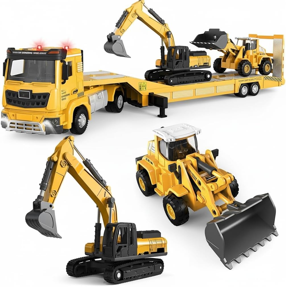 3 Pcs Construction Toys Set for...