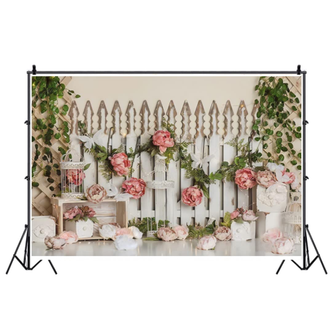 Amazon | 撮影背景布 かわいい ボタニカル フラワー W120×H80cm W150