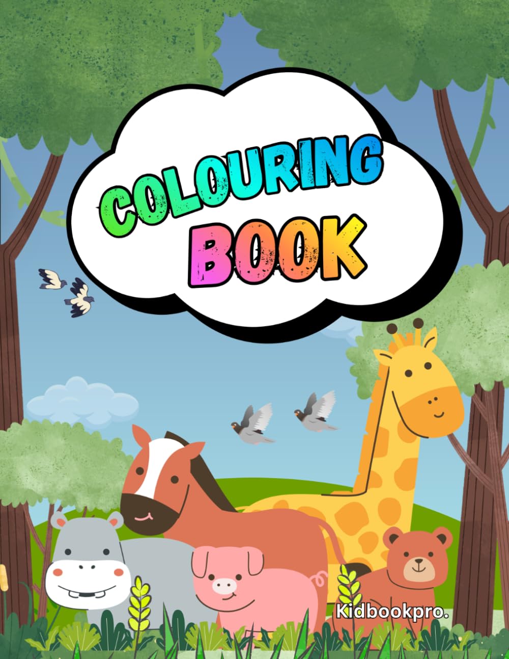 Animals Coloring Book: Fun & Activity Coloring Book