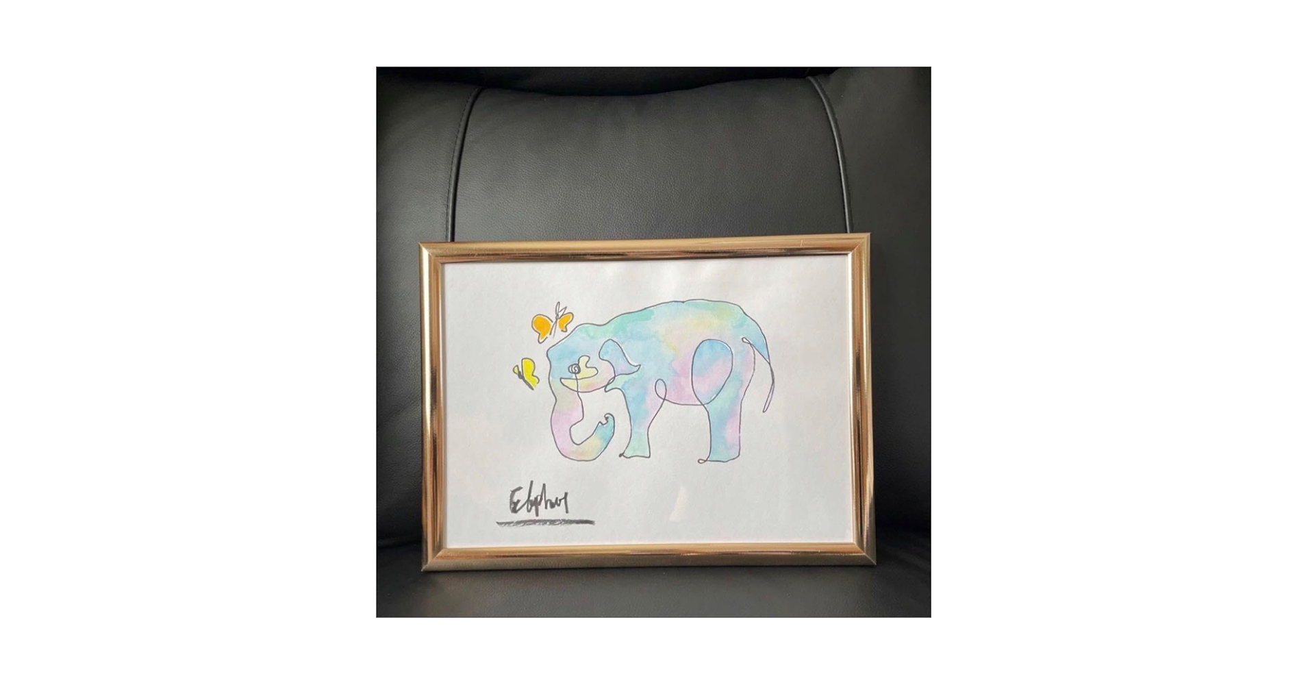 ★いいゾウ　油彩画『幼姿幻影』 原画 一点物 アート ☆いいゾウ 油彩画『幼姿幻影』 原画 一点物 アート A-141/24】抽象