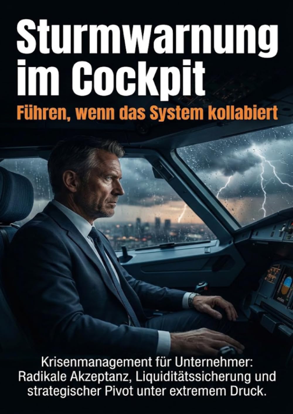 Sturmwarnung im Cockpit: Führen, wenn das System kollabiert: Krisenmanagement für Unternehmer: Radikale Akzeptanz, Liquiditätssicherung und strategischer Pivot unter extremem Druck.
