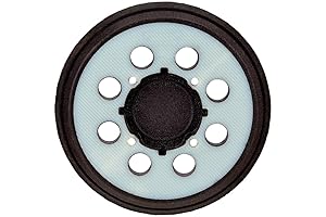 DEWALT 5-Inch 8-Hole Hook and Loop Sanding Pad (DWE64233)