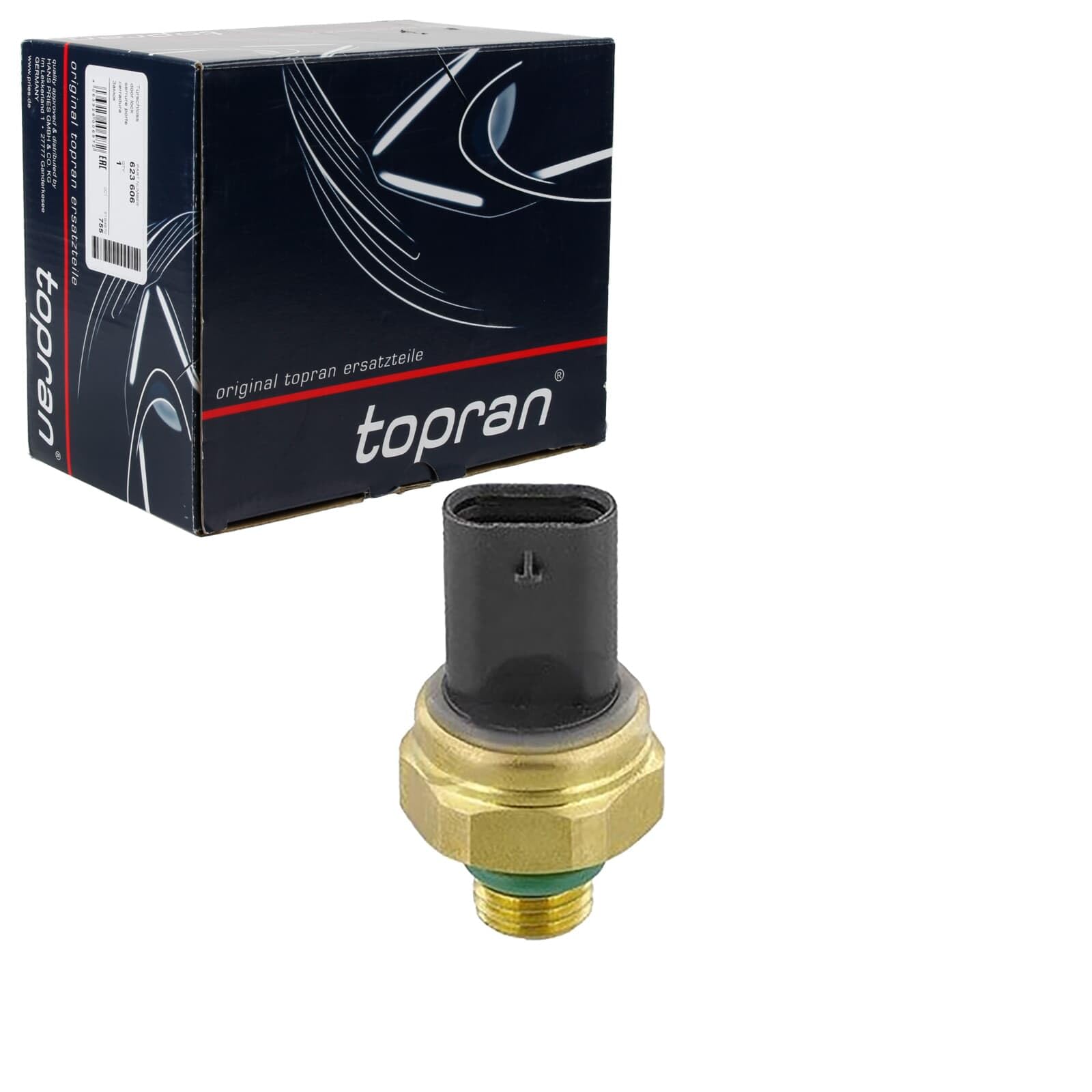 TOPRAN Capteur de pression d'huile 621 552 M 12 Nombre de contacts enfichables: 3 avec bague d'étanchéité Compatible avec BMW 1 5 portes F20 X5 E70 3 Coupé E92 3 Touring F31, PEUGEOT