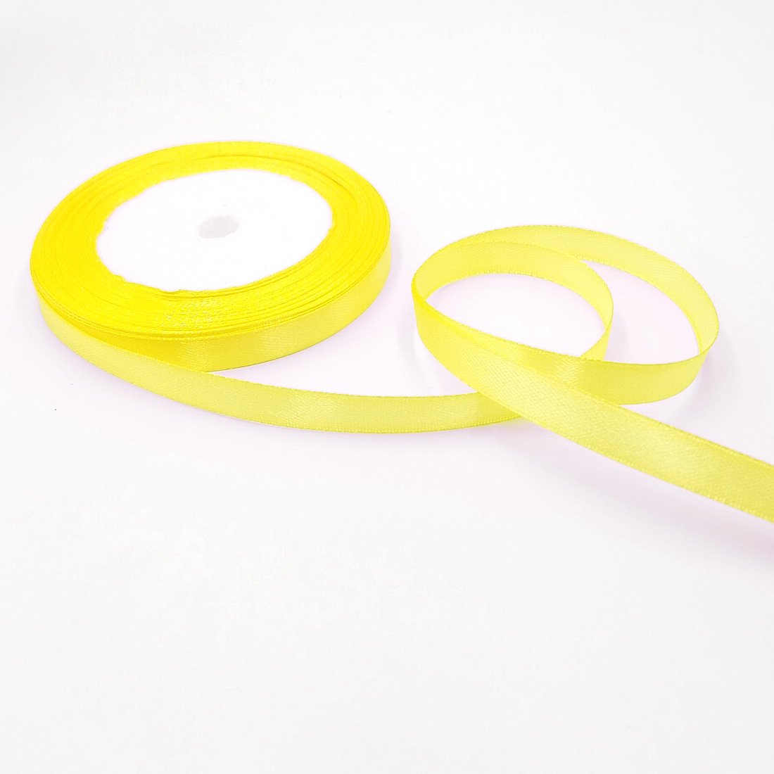 400 Yards Farbic Satin Ribbon 1/4 inch 16 Colors Solid Handmade Ribbon Hair Bow Party Wedding Supply