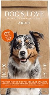 Futter trocken für den ausgewachsenen Hund Aller Rassen Getreide- glutenfrei & hypoallergen - hoher Fleischanteil & wertvolle Proteine - Naturkost – Rind Adult (1 x 2kg) product image