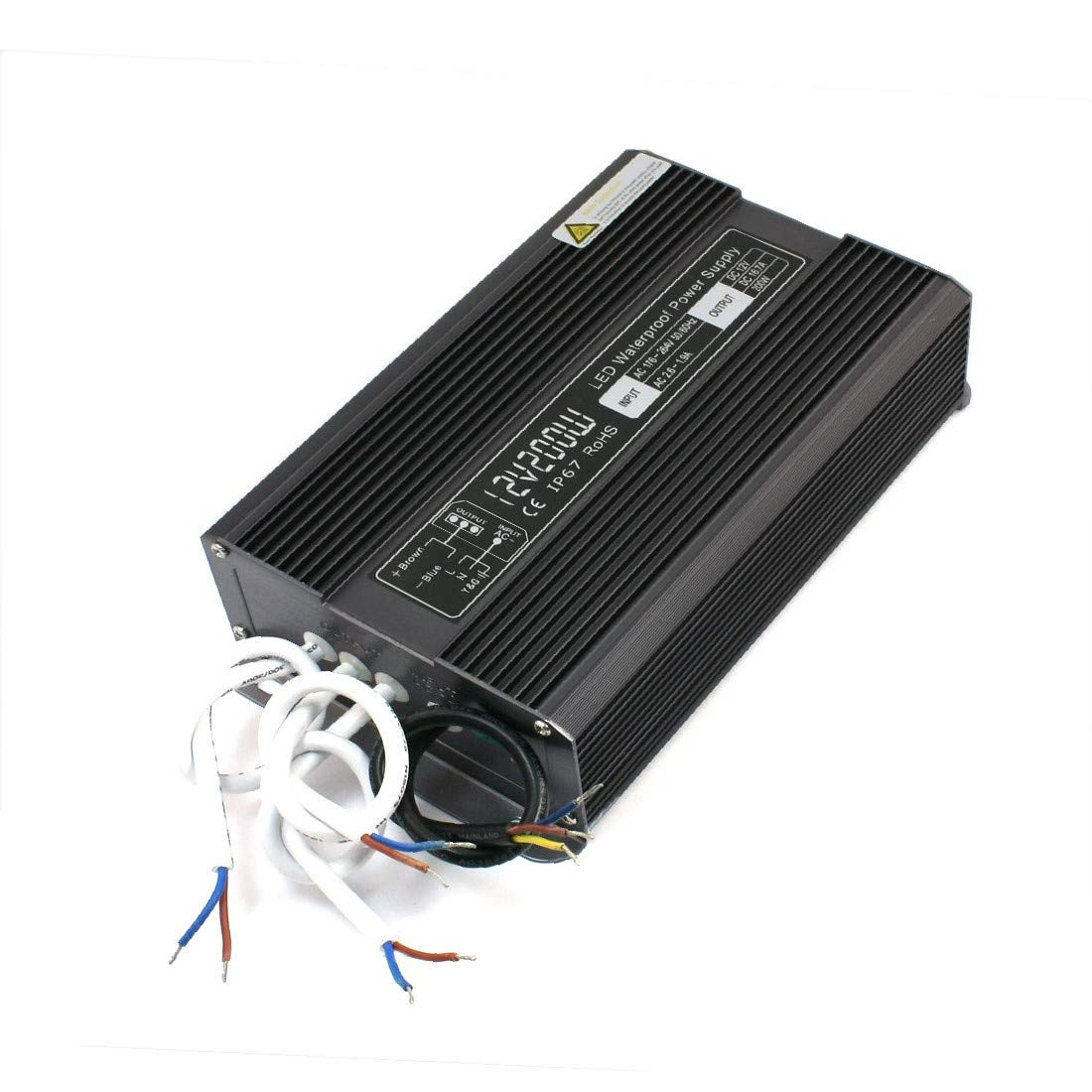 ULVOWZSTZ AC 176-264V to DC12V 16.7A 200W LED Waterproof Power Transformer(AC 176-264 ν bis DC12V 16.7A 200W LED wasserdichter Transformator