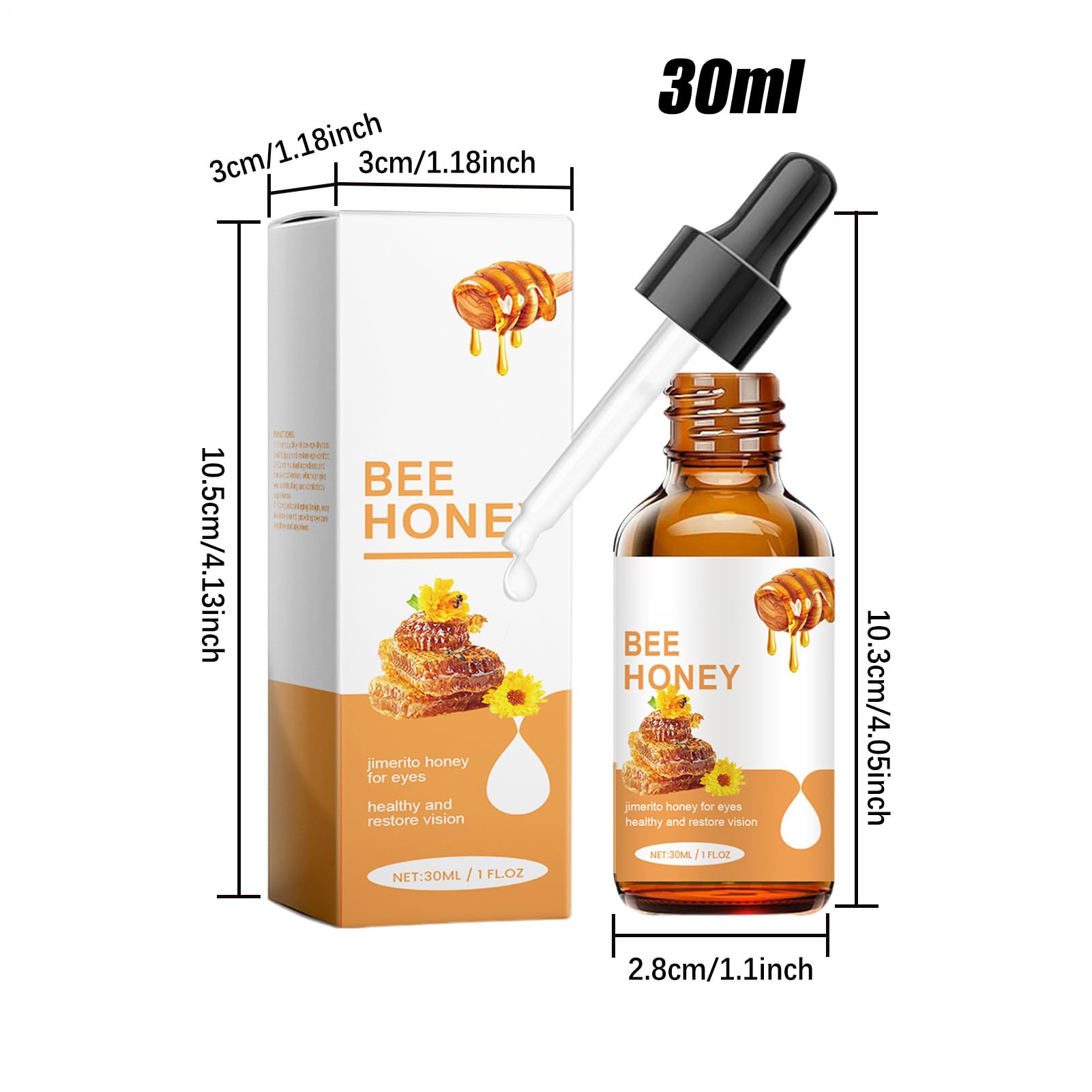 Idratanti per Occhi | 30ml Collirio Idratante ad Effetto Prolungato | Azione Rapida per Idratare e Alleviare Affaticamento e Secchezza Oculare | Formula Lenitiva per Comfort Ottimale