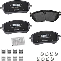 Vista 374 de Pastillas de Freno Delanteras Cerámicas Bendix Priority1 CFC430A para Modelos Selectos INFINITI G35, I30, Nissan 350Z, Altima, Juke, Maxima, Sentra