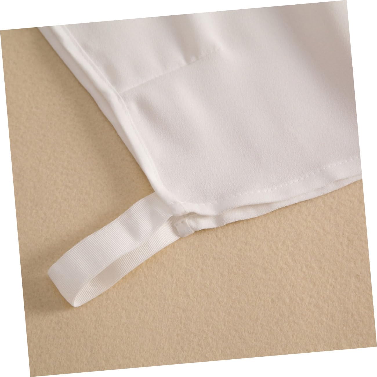 Detachable Lace Fake Collar for Women White Chiffon