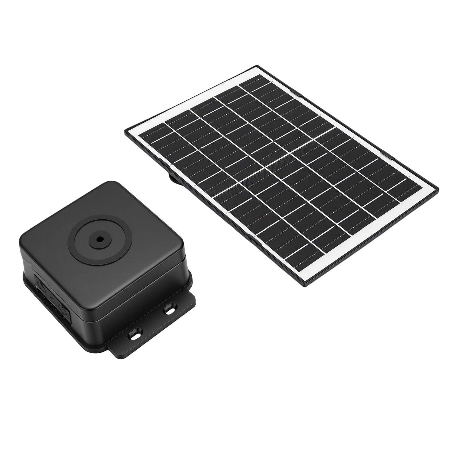 Tonysa Panneau Solaire 4W avec Support Réglable, pour Utilisation (BLACK)