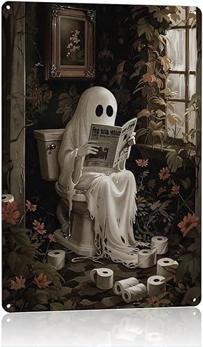 Decoración artística de pared de fantasma de Halloween, decoración de fiesta de Halloween para interiores y exteriores, decoración espeluznante para