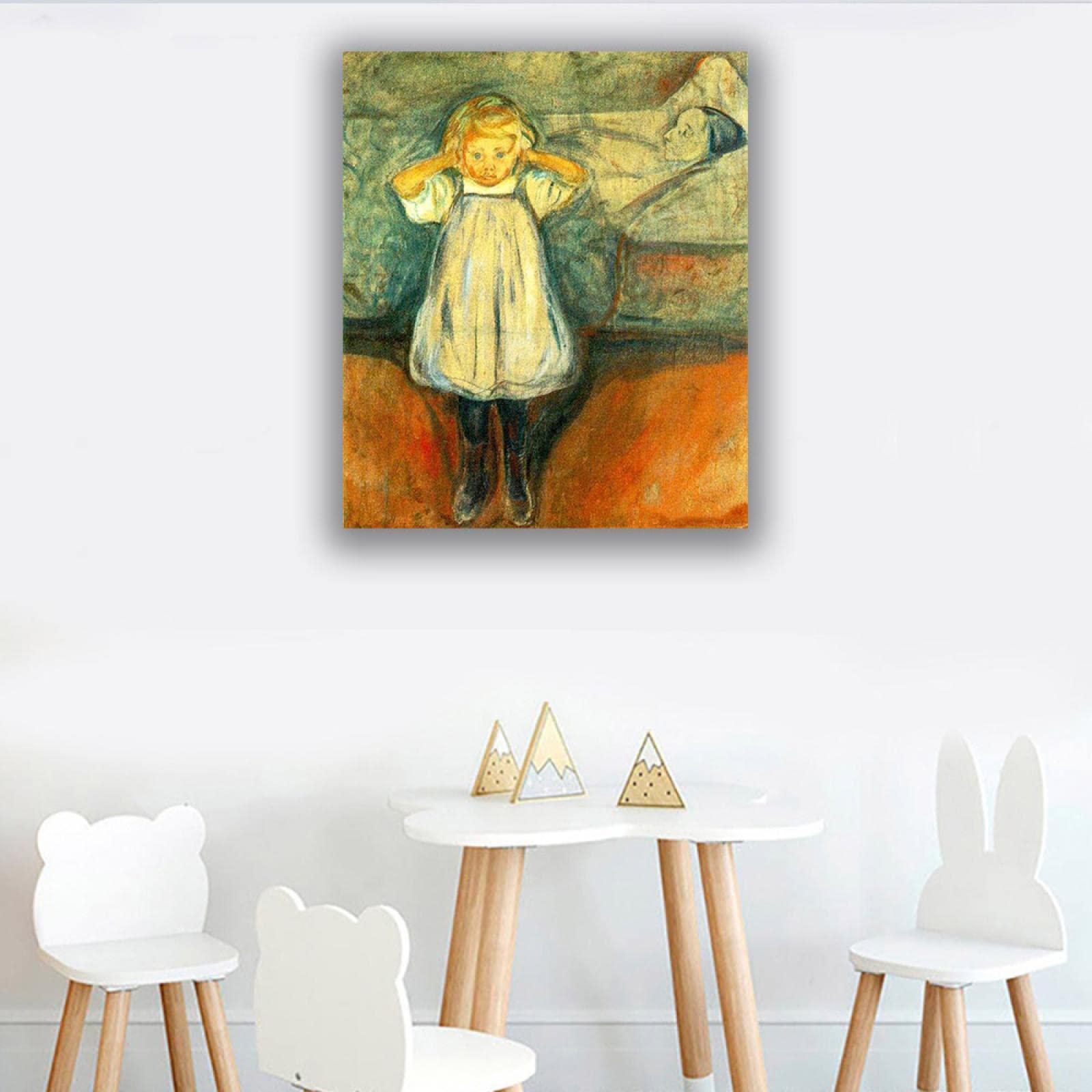 Amazon.co.jp: エドヴァルド・ムンクの「子供と死」 有名な絵画