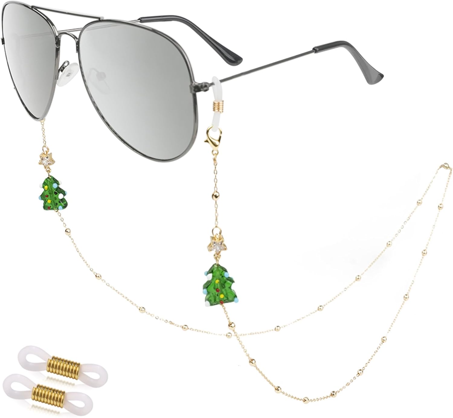 14K Gold Glasses Chain for Women,...