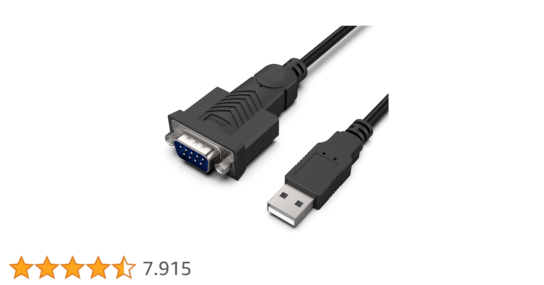 BENFEI USB auf RS232 Seriell Kabel mit Nuss 1,8M, Seriell USB auf RS-232 (9 Pin) DB9 mit PL2303 Prolific Chipsatz, Kompatibel fur Windows 11/10/8.1/8/7, Mac OS X 10.6 und höher (NOT VGA)