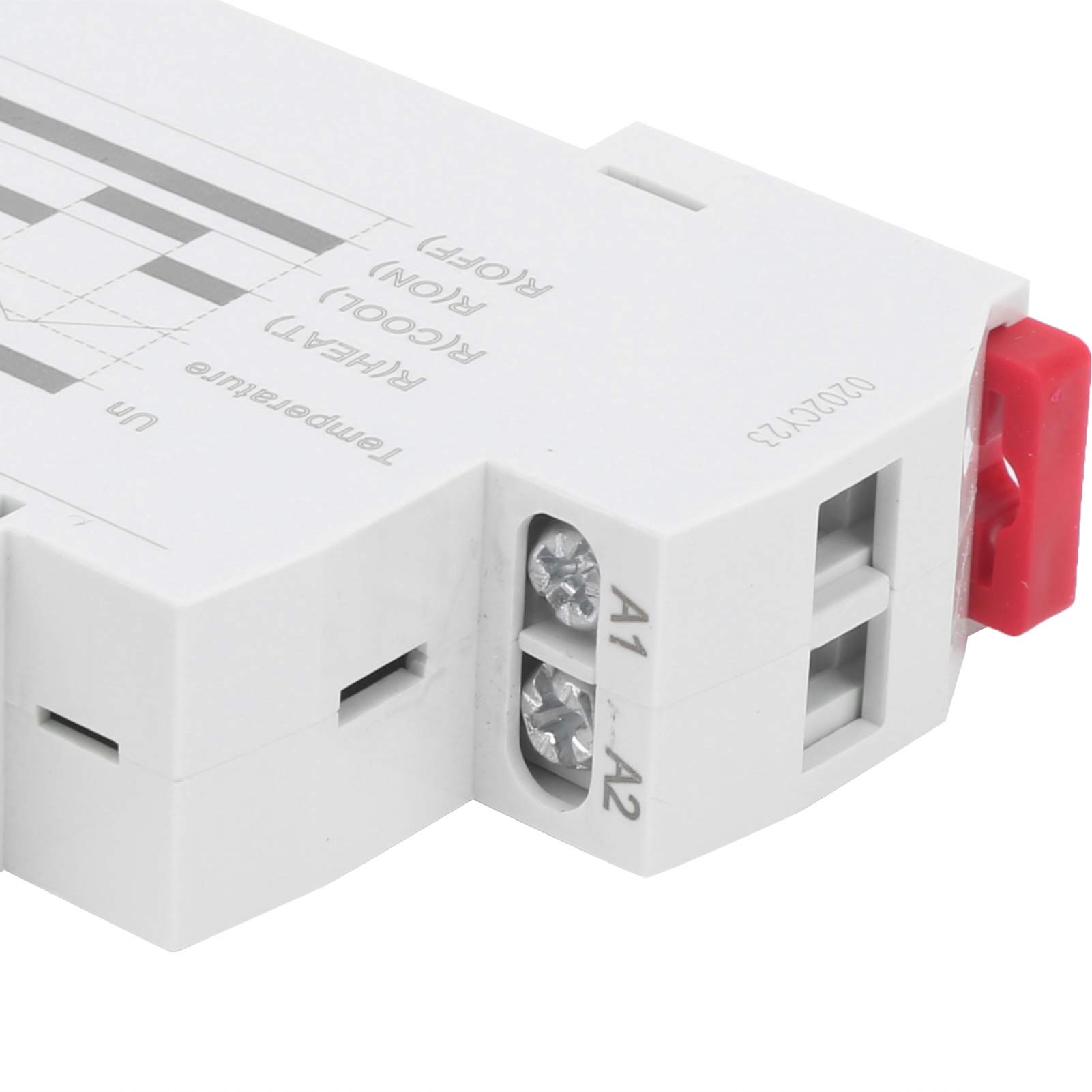 BuyWeek Regolatore di Temperatura Relè di Controllo della Temperatura, GRW8-01 AC/DC 24V-240V per Guida da 1,4 pollici