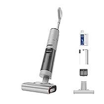 DREAME G10 Pro Aspirapolvere Lavapavimenti, Aspirazione da 16.000 Pa, Spazzola che Pulisce sui Due Lati, Pulizia Automatica con Doppia Rotazione, Autonomia di 35 Min, Ampio Display LED, 75 dBA