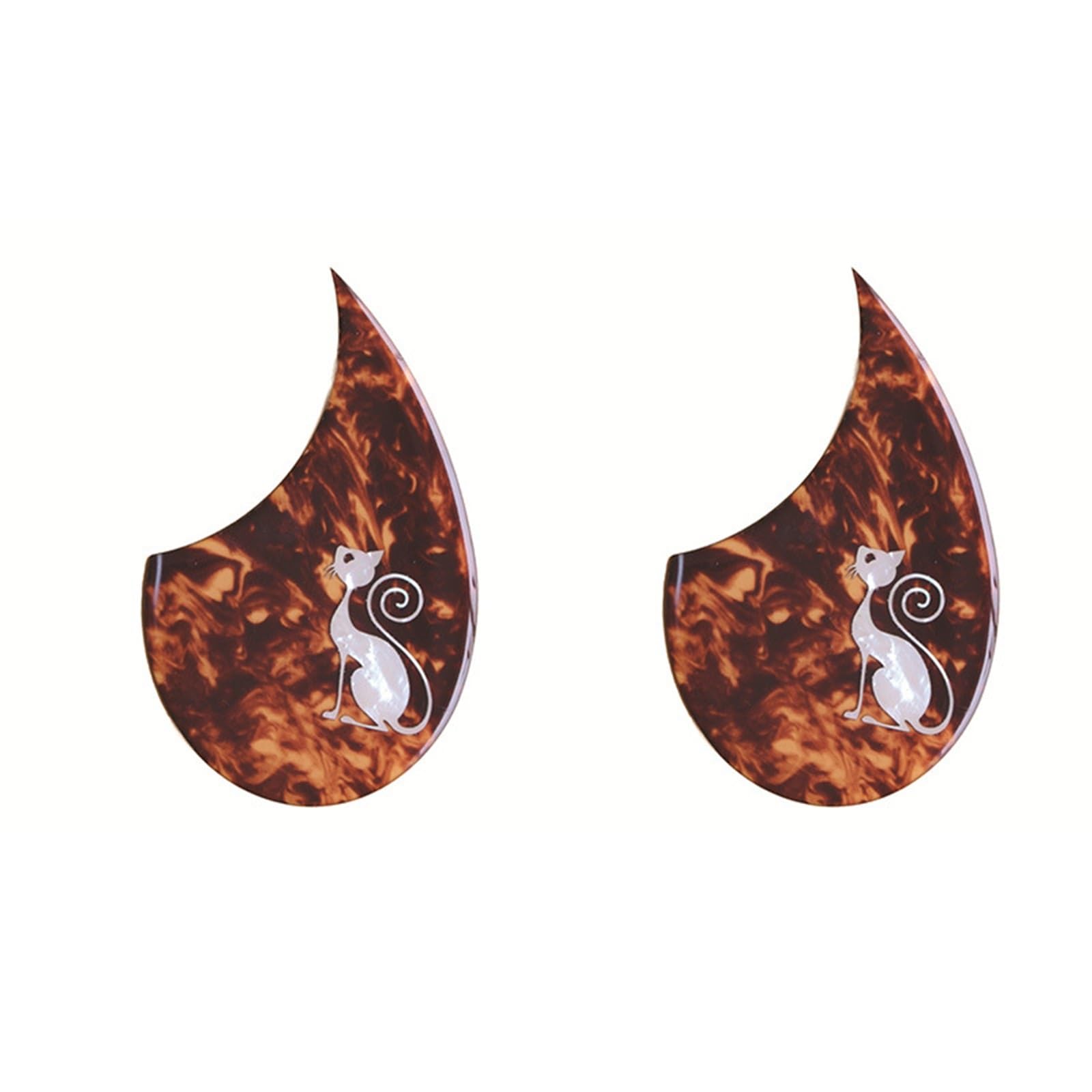 Mały Pickguard Do Gitary Akustycznej Drewniana Płytka Ochronna Do Gitary Materiał Celuloidowy Trwała Płytka Ochronna Do Gitary Akustycznej