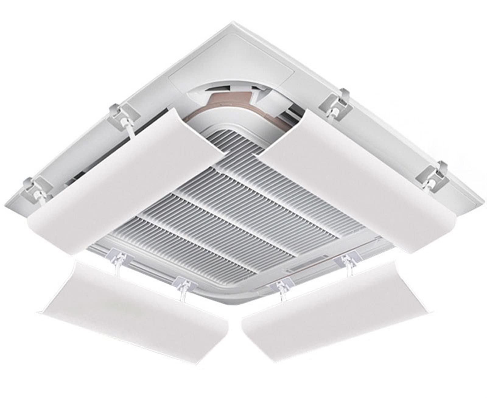 Air Conditioner Deflector for Ceiling Central Air Conditioning Lightweight  Plastic Angle Adjustable Easy Installation Prevent The Cold Air from  Blowing Straight (One Piece) ( Size : 53x20cm one piece : Amazon.co.uk: Home