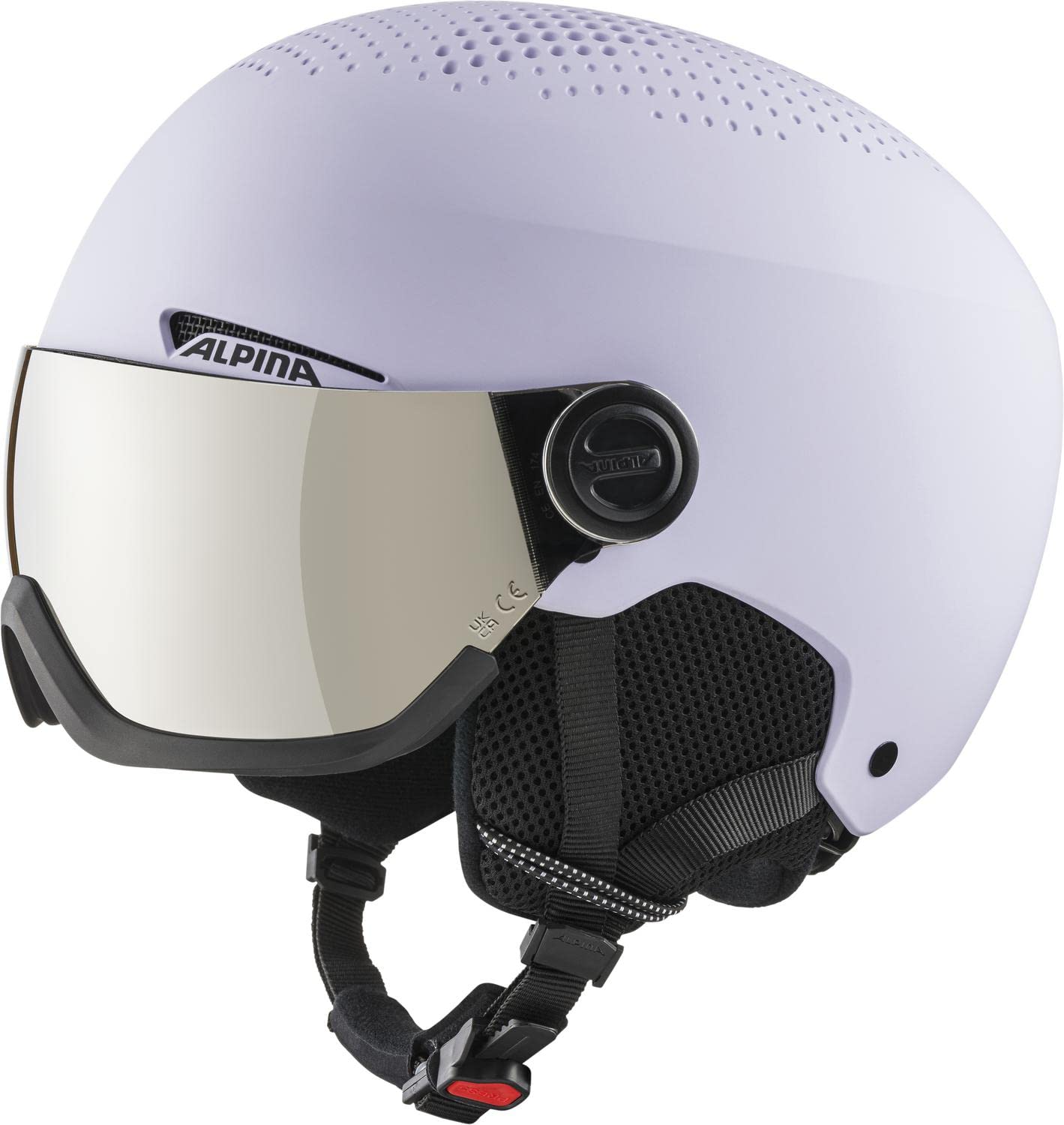 Alpina ARBER Visor Q-Lite Helm 2024 Lilac Matt