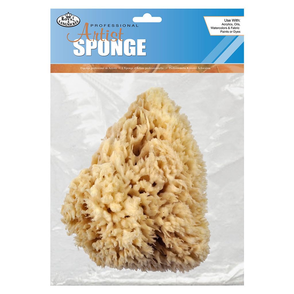 Royal and Langnickel Natural Sponges Wool Sponge 6 1/2 inch x 7 inch