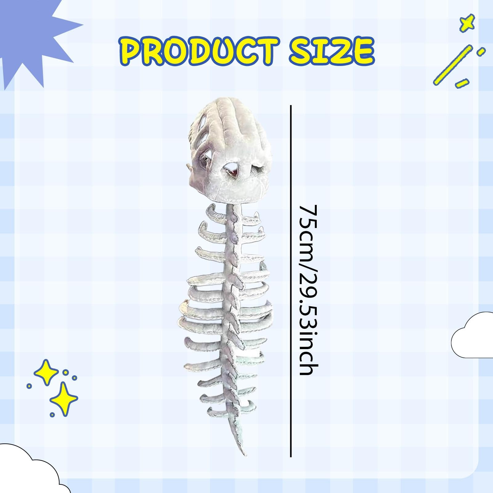 Set di Costumi Da Scheletro di Dinosauro, Colonna Vertebrale Scheletrica