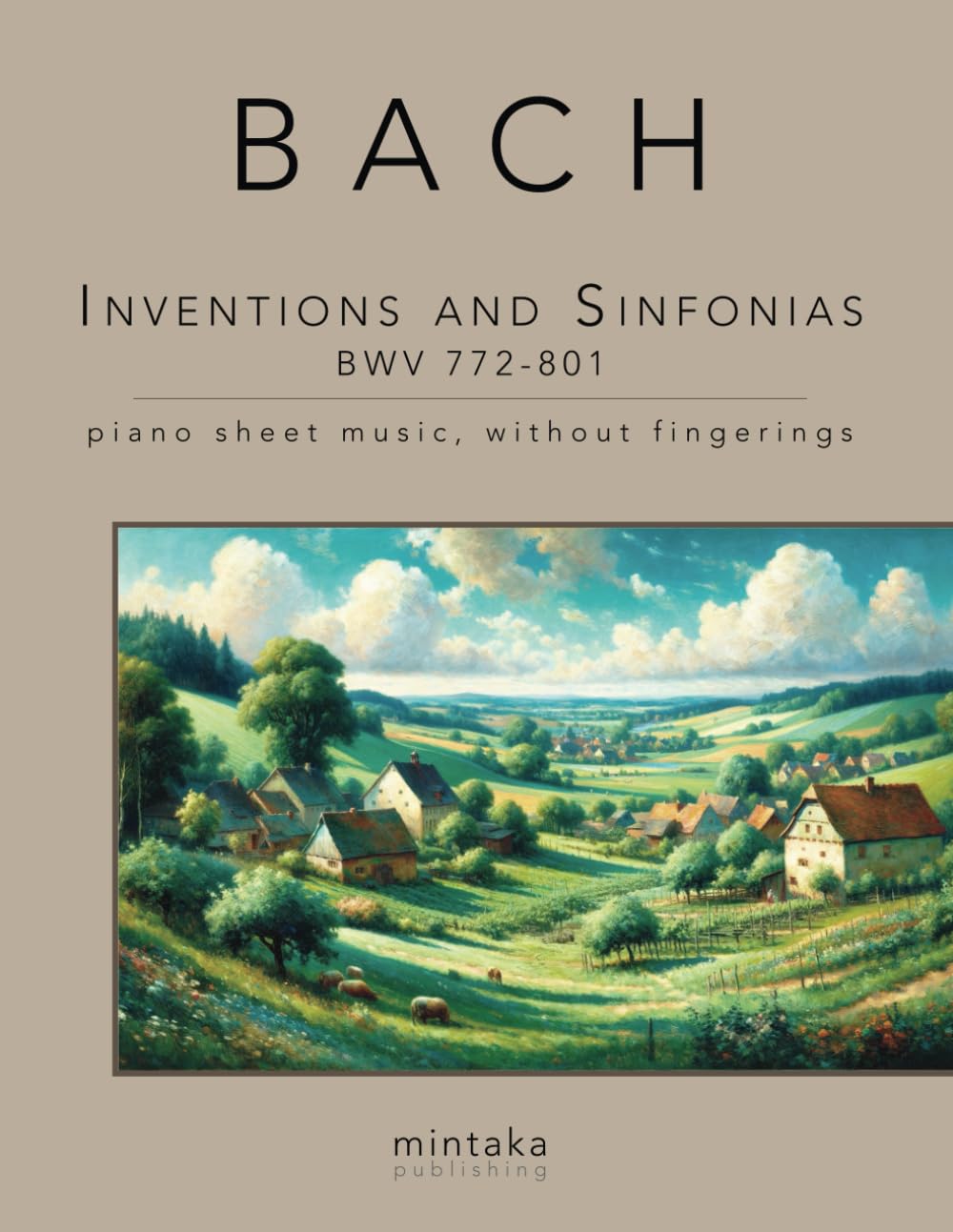 Inventions and Sinfonias BWV 772-801: piano sheet music, without fingerings