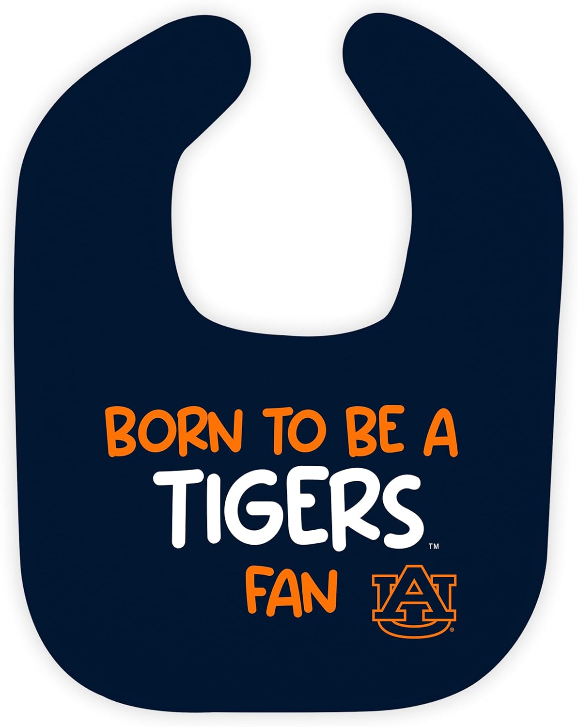 Wee Ones Divine Creations, Toddler Signature Collegiate Born to be a Fan Baby Bib, One Size
