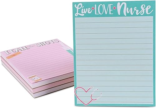 Miniatura 3 de Paper Junkie Bloc de notas para enfermeras Organización perfecta y notas de publicación Tamaño compacto y accesorios de escritorio de oficina