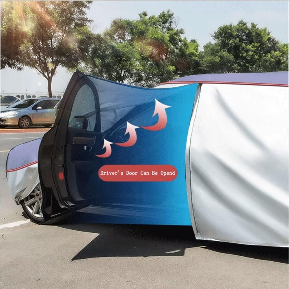 Telo Copriauto Antigrandine Per Toyota Aygo X,Telo Macchina Copriauto Da Esterni Inverno,Impermeabile Anti UV Resistente Alla Neve E Antigraffio