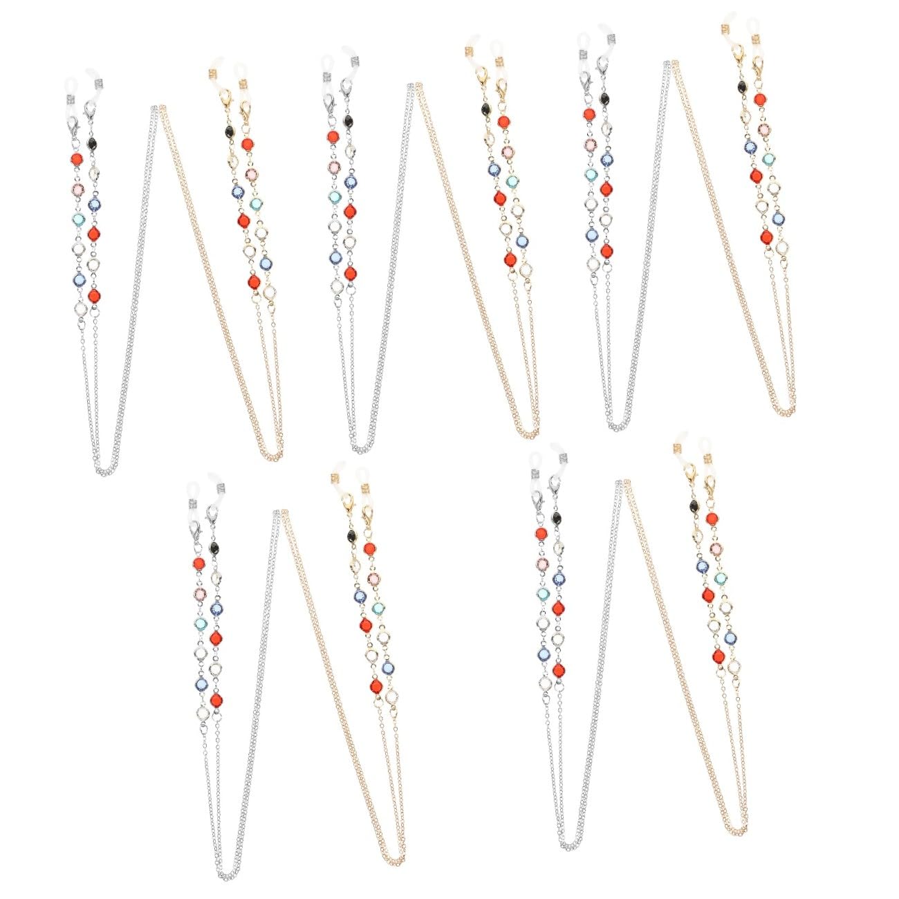 Beaupretty Gafas De Cuerda Cable Cadena De Anteojos Accesorios Moda Cordones De Anteojos Para Mujer Soportes Para Anteojos Alrededor Del Cuello Gel De Sílice