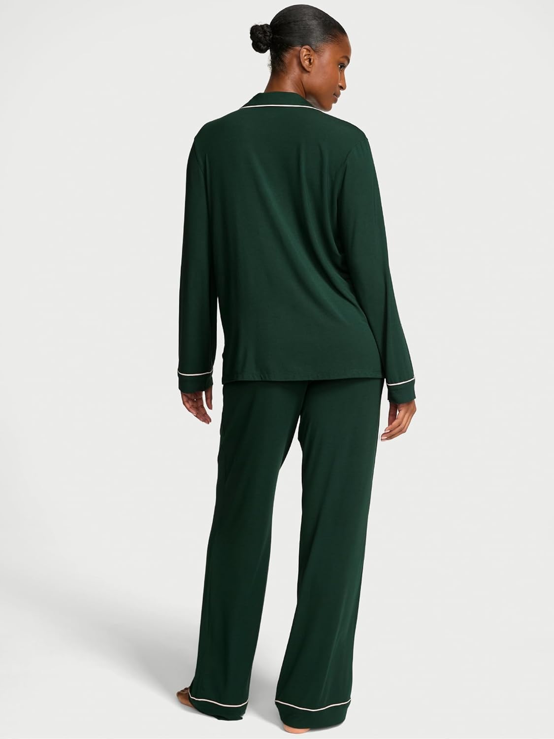 Victoria's Secret Modal Pajama Set, Long Sleeve Button Down Shirt and Pajama Pants, Sleepwear for Women (XS-XXL) - Image 2