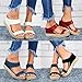 Sandals for Women 2025 Dressy, Platform Sandals Women Fashion Wedges Mid Heels Open Toe Espadrilles Slip on Shoes Dressy Summer