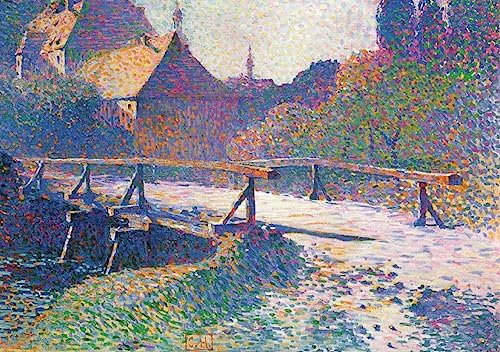 Impression toile Sommermorgen Curt Herrmann pour une ambiance sereine